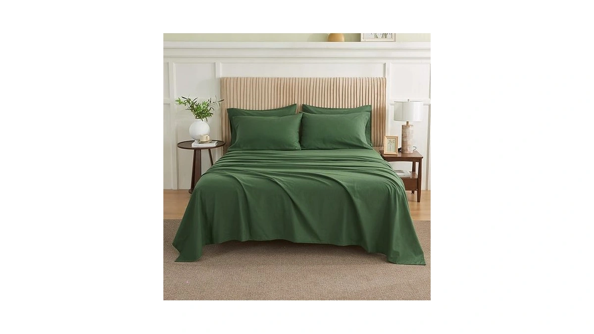 Amazon coupon: Simple Opulence Belgian Linen Sheet Set