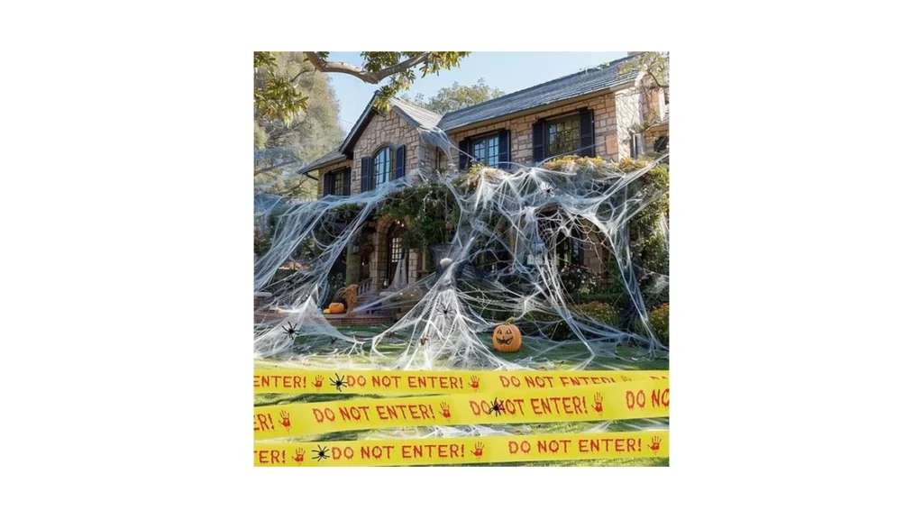 Amazon code: Baborui Halloween Decor Kit - Caution Ta