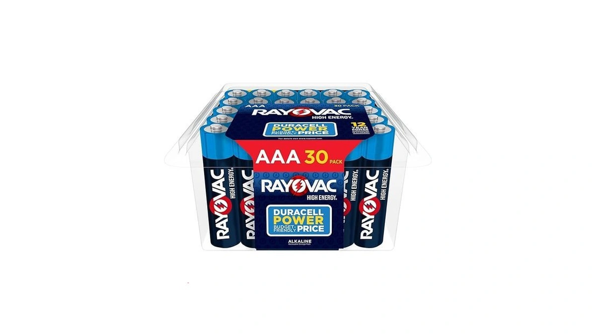 Amazon coupon: Rayovac High Energy Aaa Batteries 30 Pac