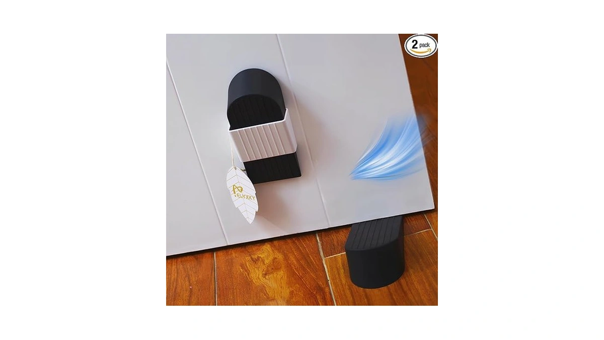 Amazon code: Elyxky Rubber Door Stopper Wedge For Lar