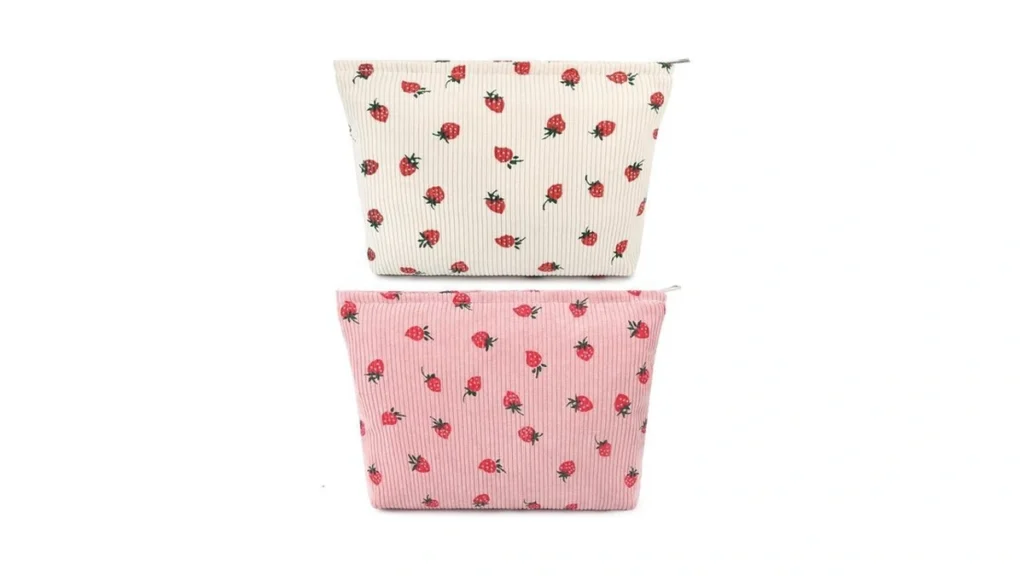 Amazon coupon: Soidram 2 Pcs Cute Makeup Bag Large Cosm
