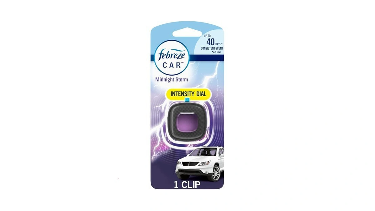 Amazon coupon: Febreze Car Air Freshener Vent Clip Midn