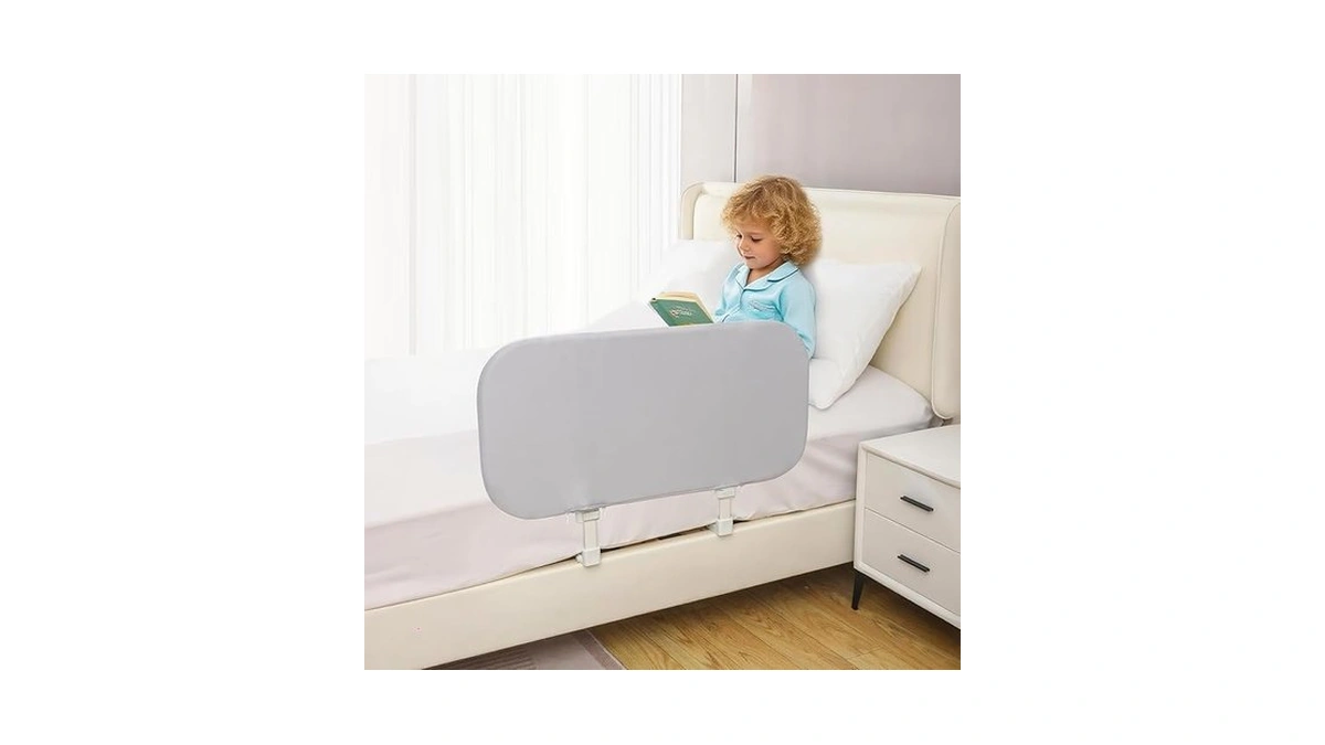 Amazon code: Grelife Travel Bed Rail For Toddlers 33