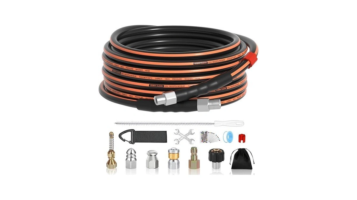 Amazon code: Sewer Jetter Kit For Pressure Washer 1 4