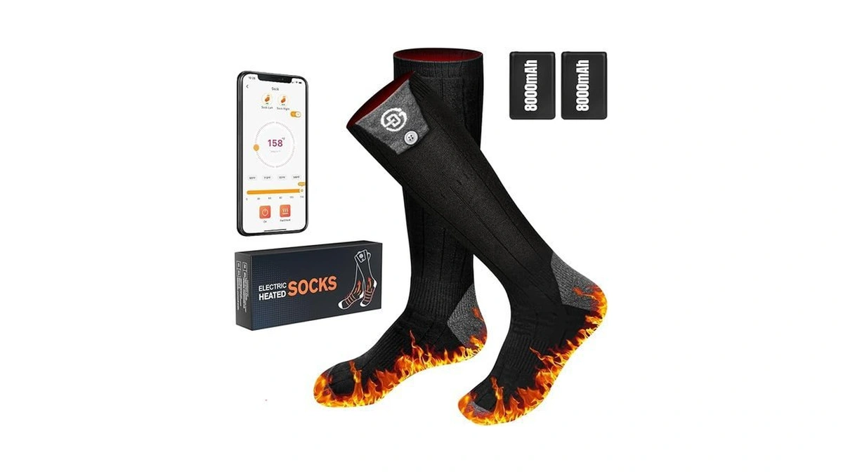 Amazon code: Heated Socks For Men Women 8000mah Recha