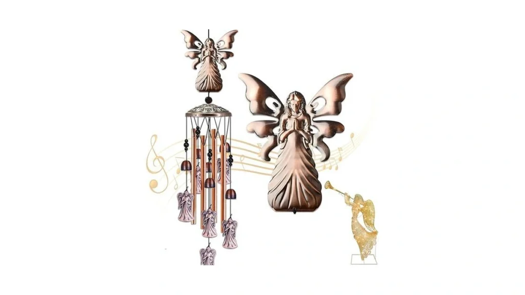 Amazon code: Junqiu Angel Wind Chimes Angel Gifts For