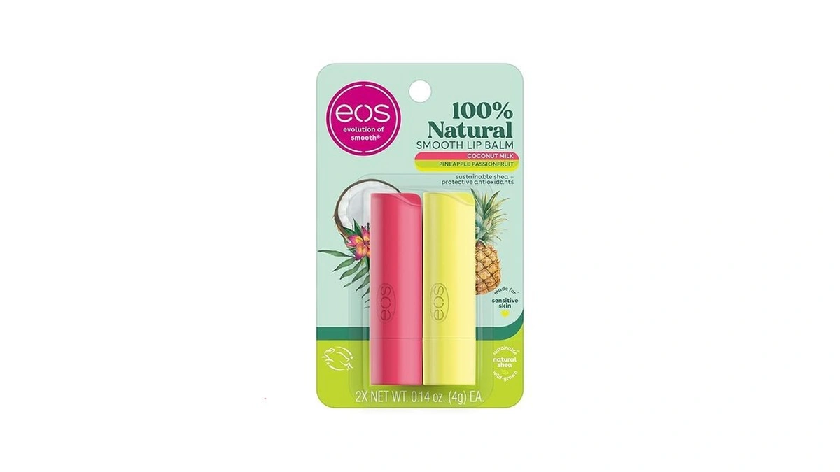 Amazon coupon: Eos 100 Natural Lip Balm- Coconut Milk A