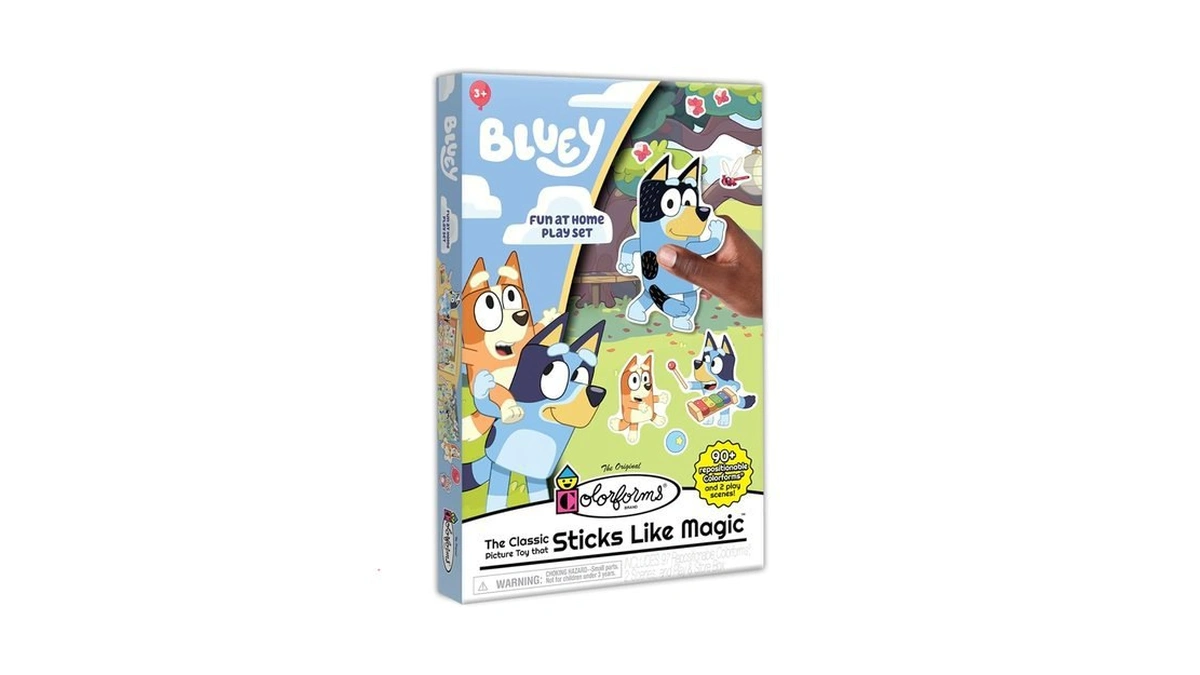 Amazon coupon: Colorforms Bluey Set - Repositionable Pi