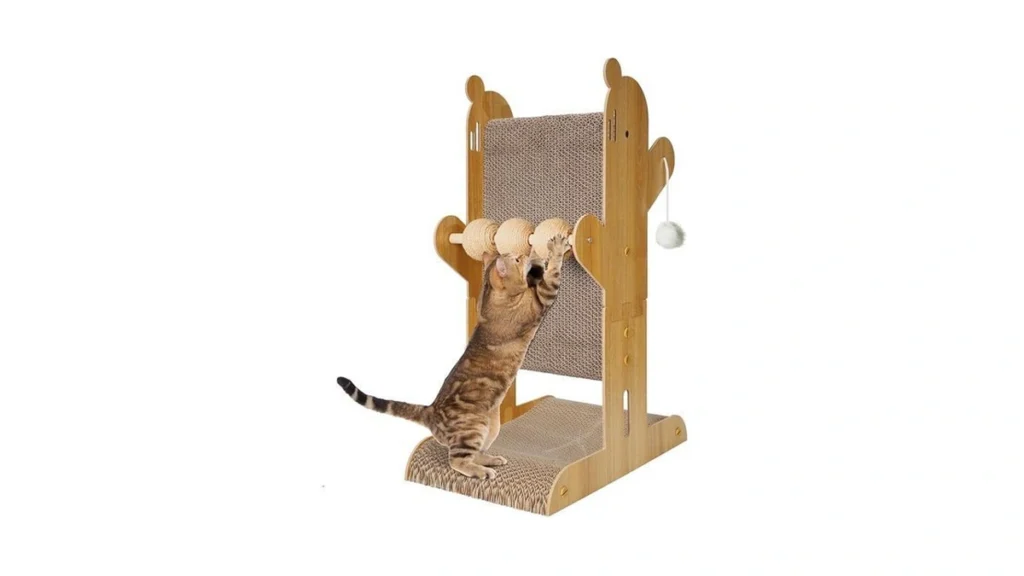 Amazon code: Yemoo Cat Scratcher T Shaped Vertical Ca