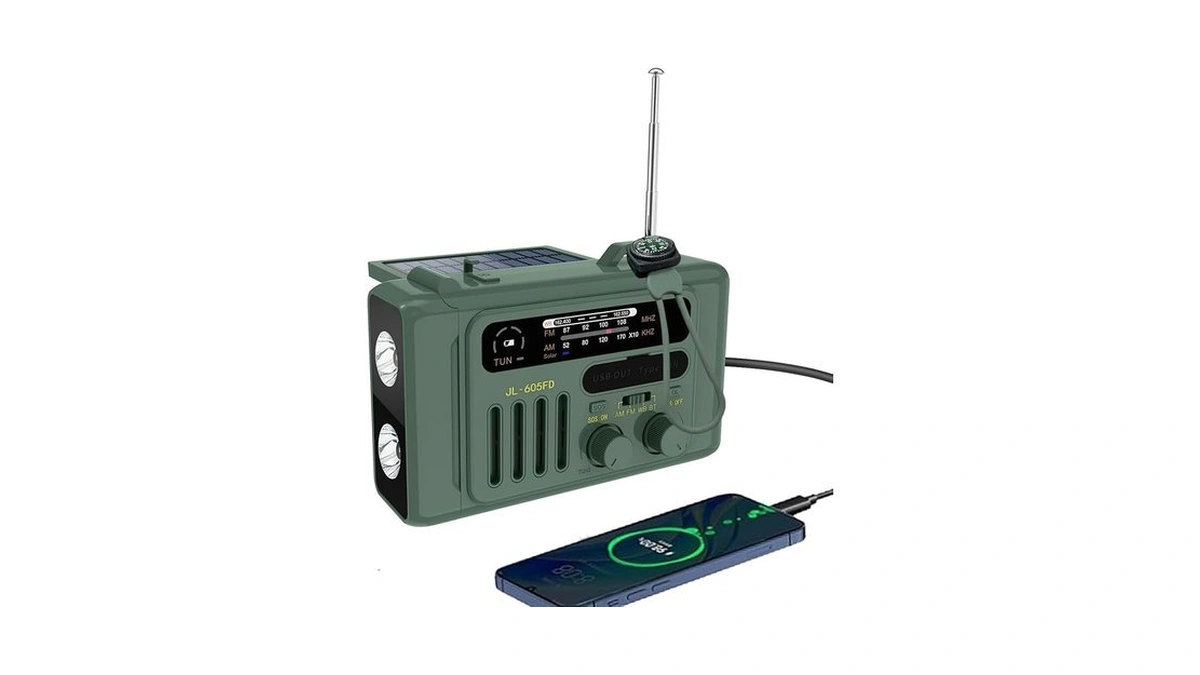 Amazon code: Solar Hand Crank Emergency Radio Noaa Am