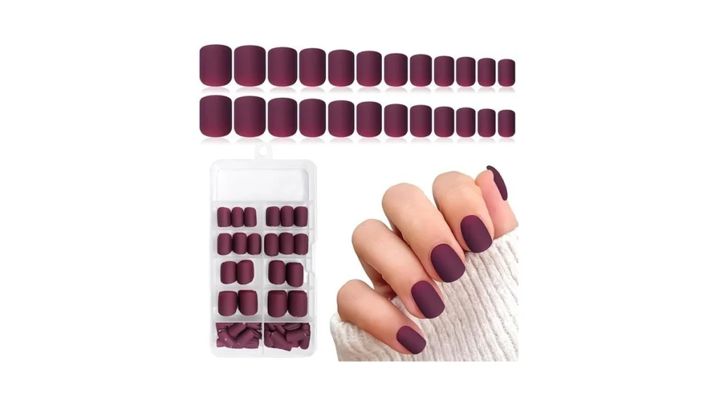 Amazon coupon: Luckforever 240pc Square Press On Nails