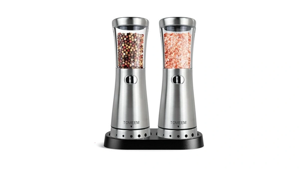 Amazon code: Electric Salt And Pepper Grinder Set Wit