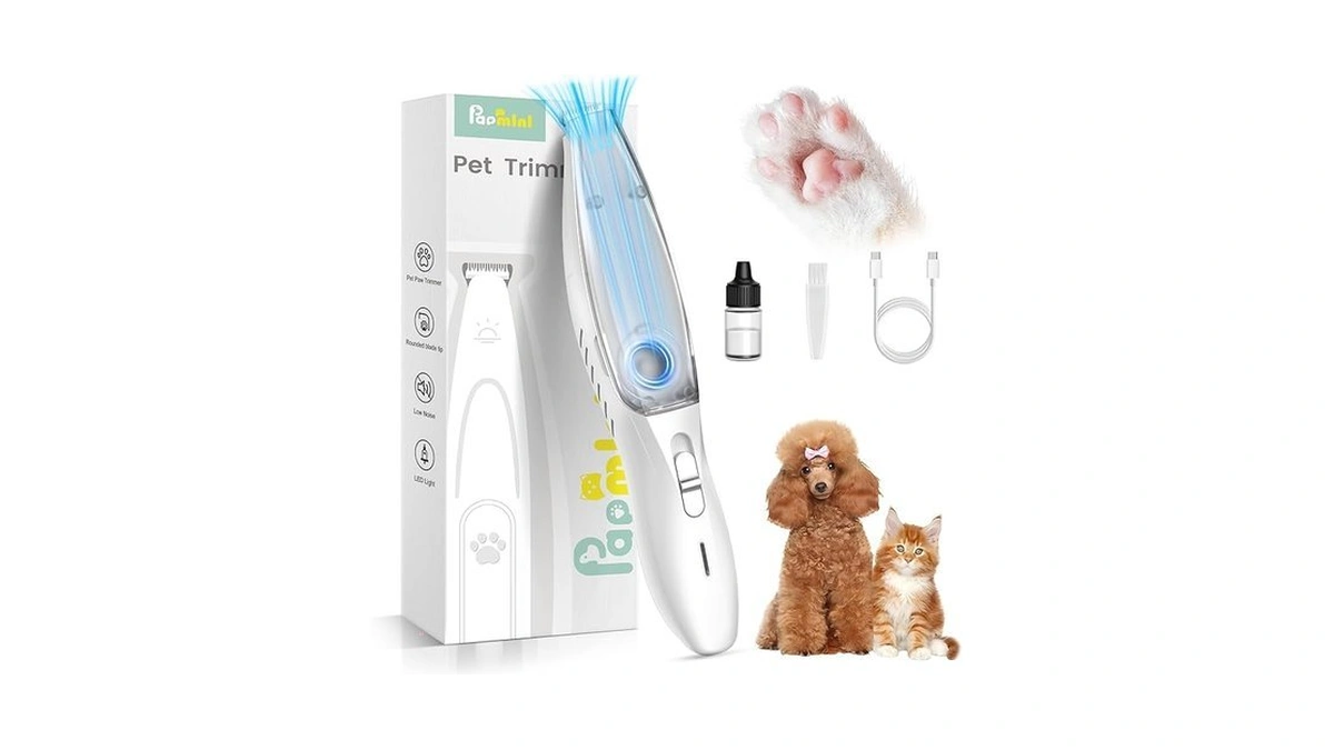 Amazon code: Papmini Vacuum Dog Paw Trimmer Low Noise