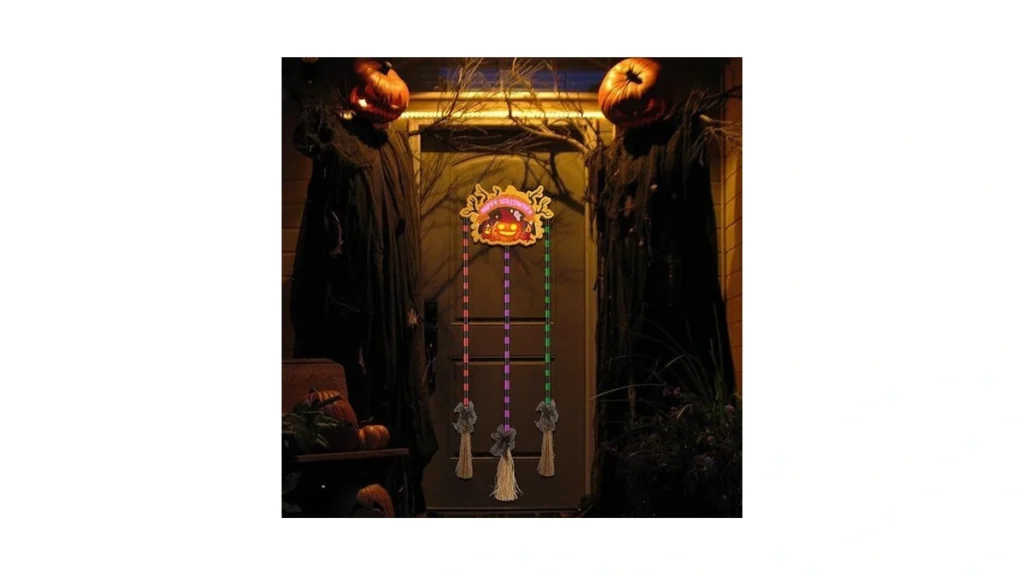 Amazon code: Halloween Witch Broom Decoration Happy H