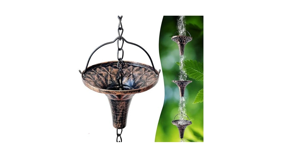 Amazon code: Cbaxeaxm Rain Chains For Outside 8 6ft G