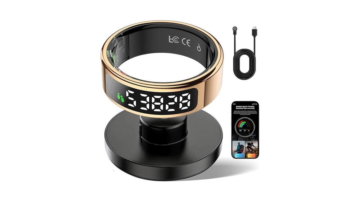 Amazon code: Smart Ring Fitness Tracker For Men Women