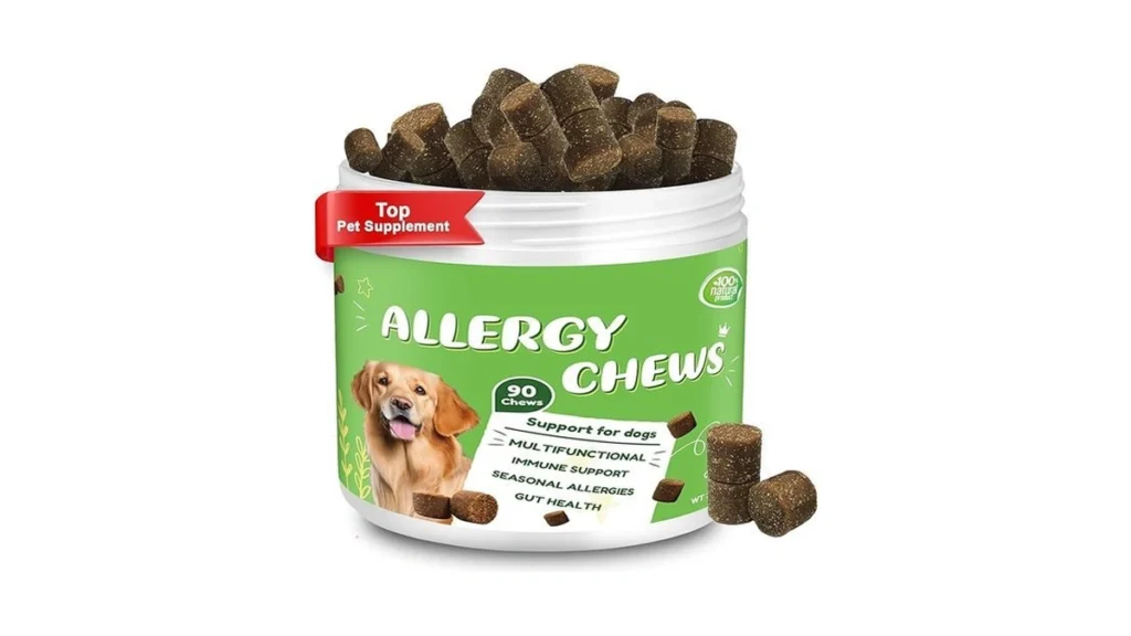 Amazon coupon: Dog Allergy Chews Probiotics For Dogs Do