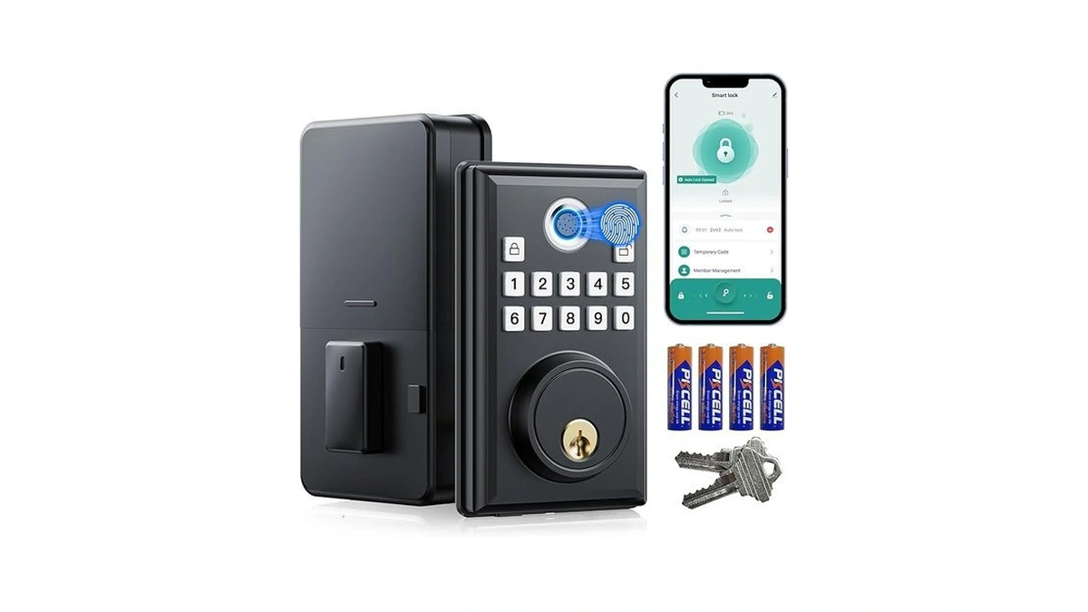 Amazon coupon: Camcamp Keyless Entry Door Lock Fingerpr