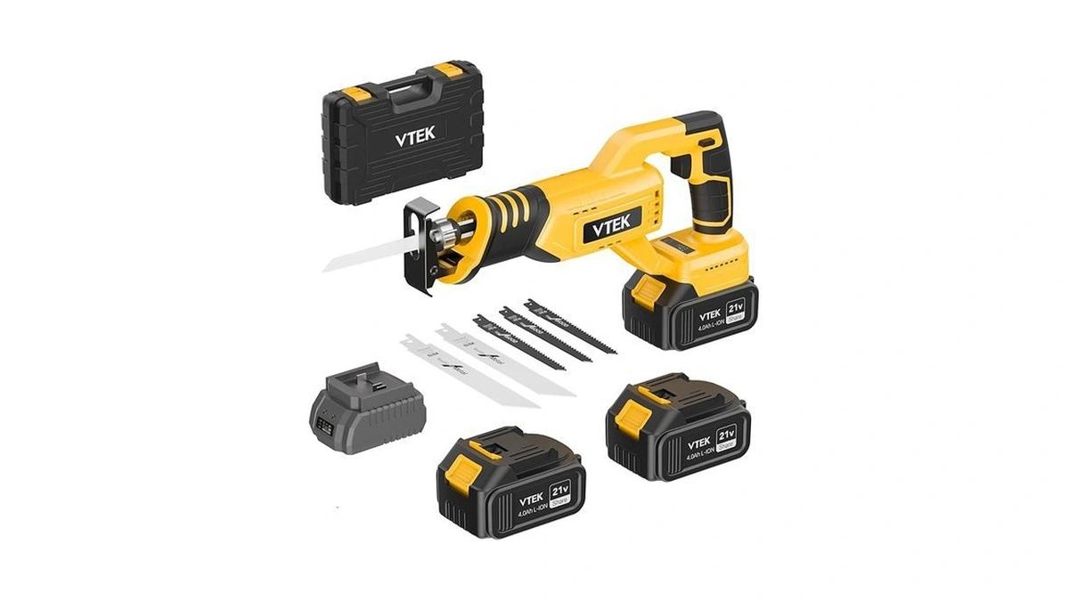 Amazon code: Vtek Brushless Cordless Reciprocating Sa