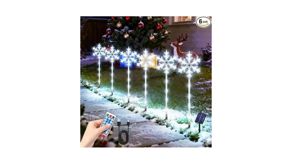 Amazon code: Aounq Solar Lights Outdoor Christmas Dec