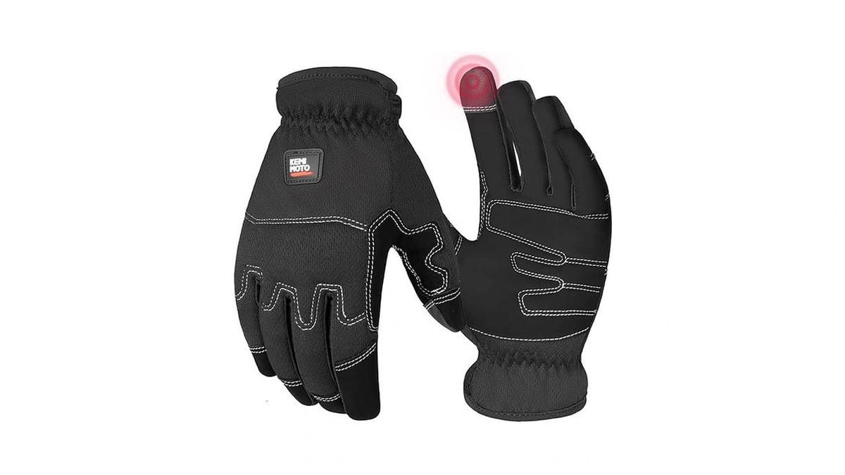 Amazon code: Kemimoto Work Gloves For Men Women Touch