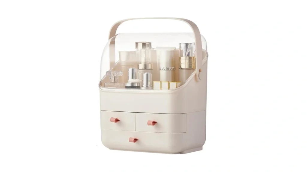 Amazon code: Large Makeup Organizer W Drawers Beauty