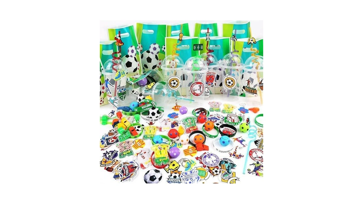 Amazon coupon: 166 Pcs Soccer Party Favors For 12 Peopl