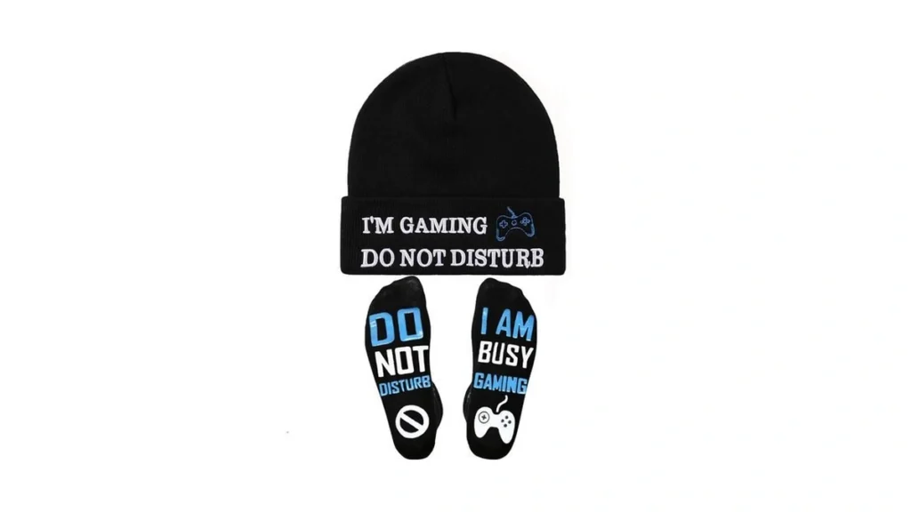 Amazon coupon: Gamer Gifts Gaming Beanie Hat Socks Best
