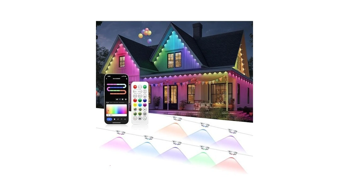 Amazon coupon: Permanent Outdoor Lights For House Rgb I