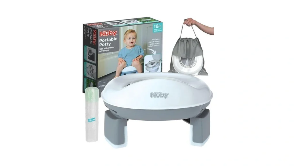 Amazon coupon: Nuby On-the-go Portable Potty Seat - Tra