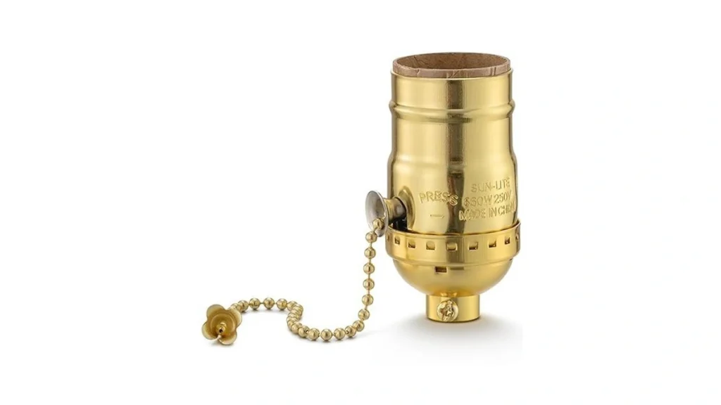 Amazon code: Lamp Socket With Pull Chain E26 Standard