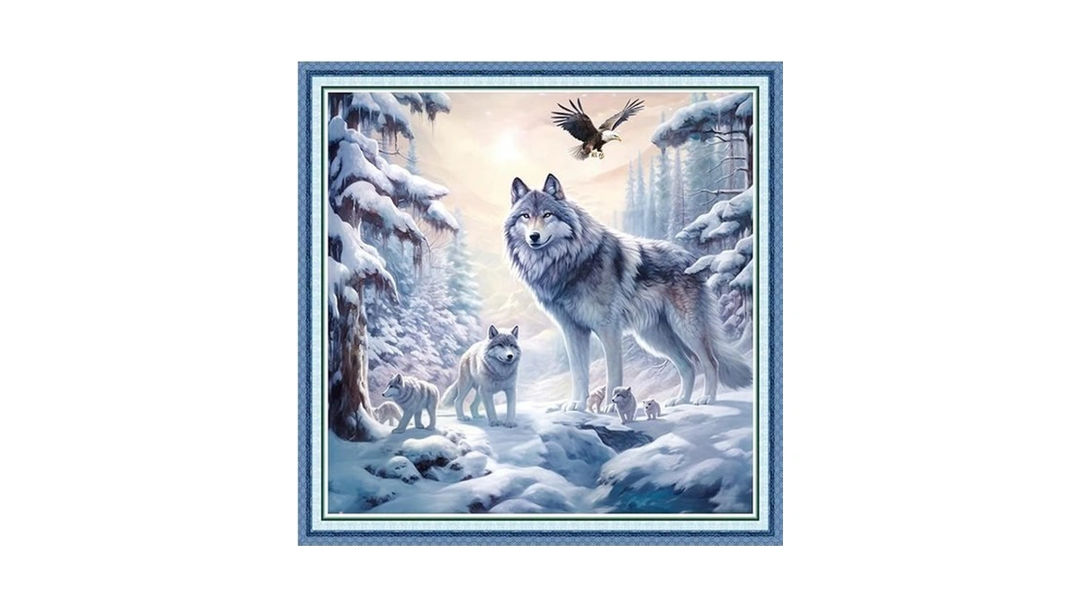 Amazon coupon: Dmcvivr Stamped Cross Stitch Kits For Be