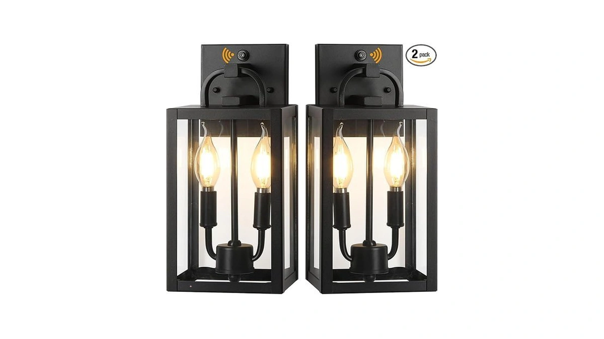 Amazon code: Dusk To Dawn Outdoor Wall Light Fixtures
