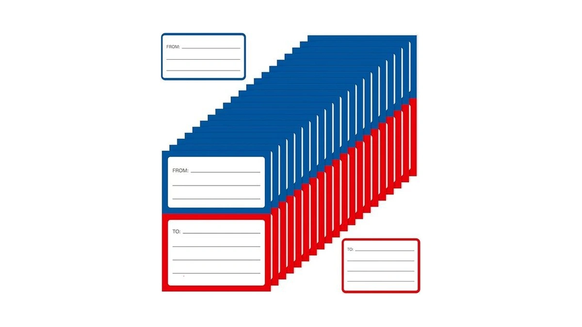 Amazon coupon: 100pcs To From Return Address Mailing La