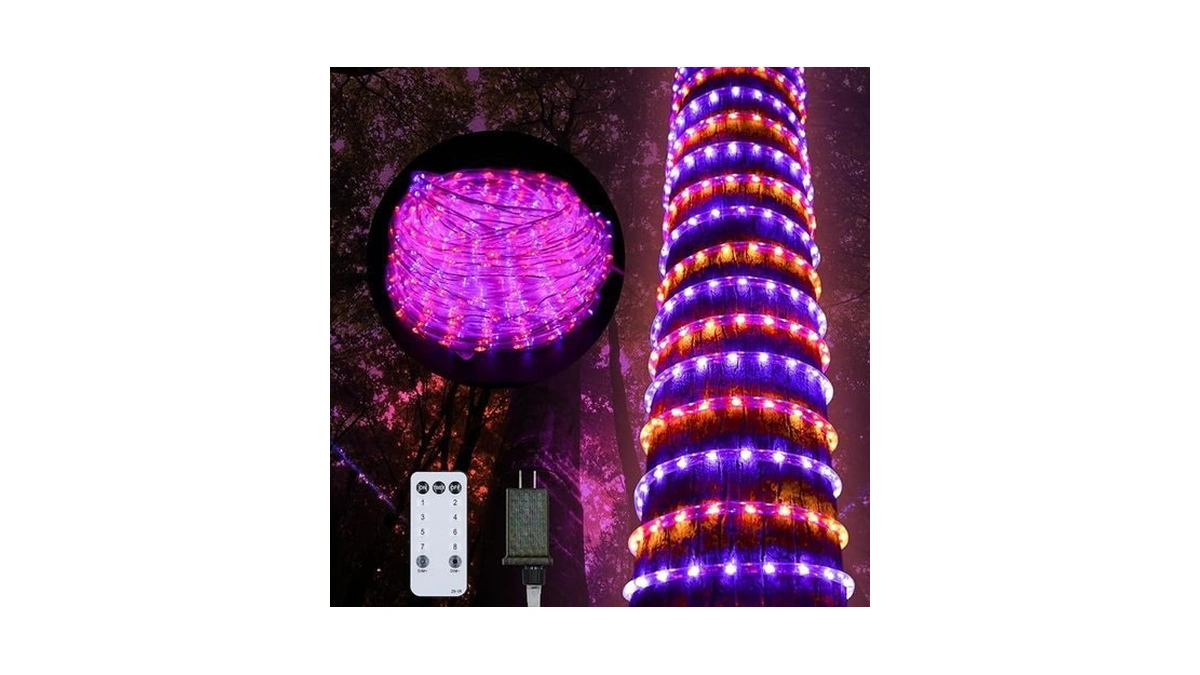 Amazon code: Kenburg Halloween Rope Lights Outdoor 33