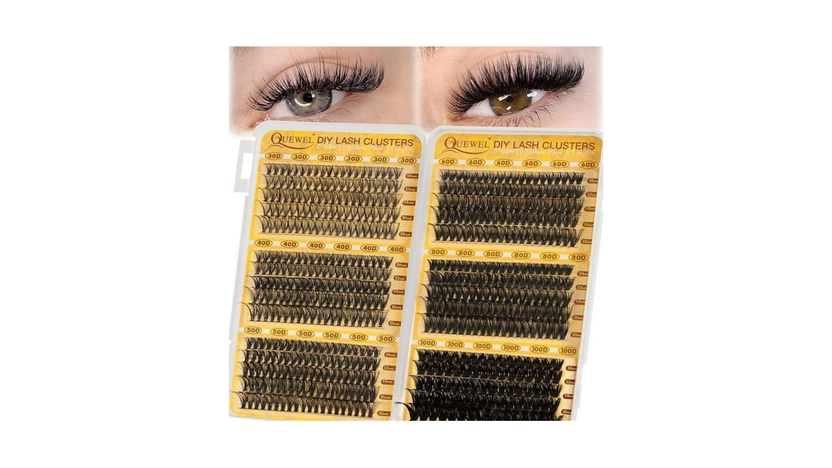 Amazon code: Quewel 580pcs Eyelash Clusters 30d 40d 5