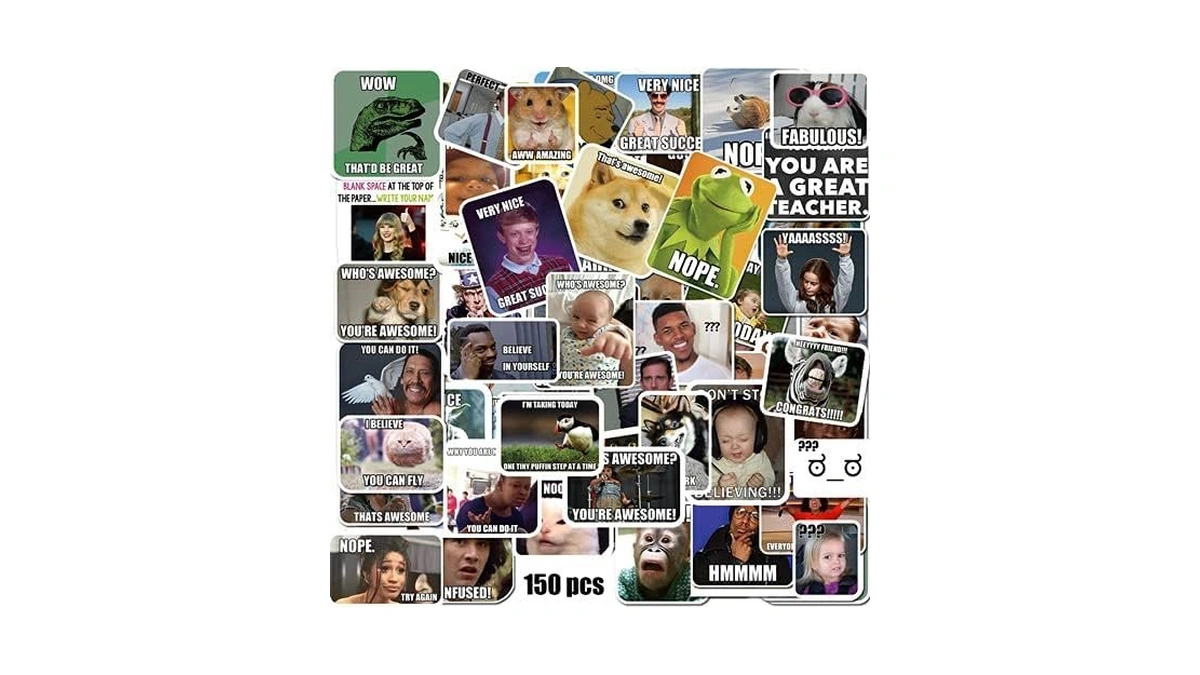 Amazon code: Meme Stickers Meme Reward Stickers For T