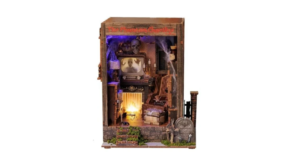 Amazon code: Book Nook Kit Diy 3d Wooden Miniature Do