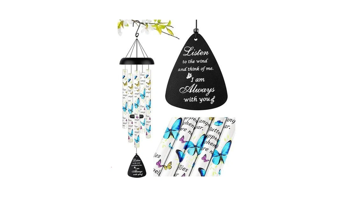 Amazon code: Memorial Wind Chimes Sympathy Gift - Win