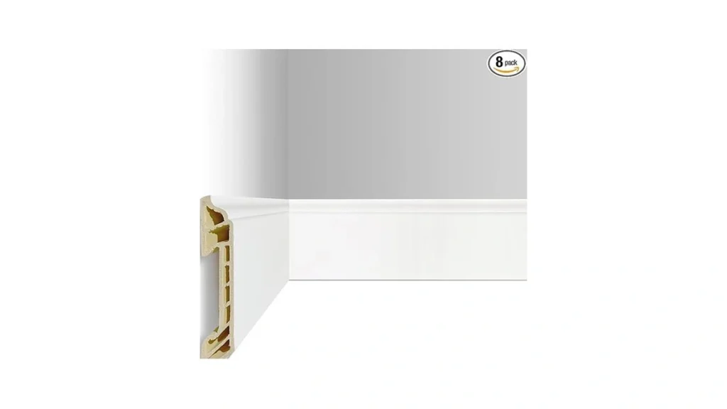 Amazon code: Wall Baseboard Molding Trim 8-pack Of 48