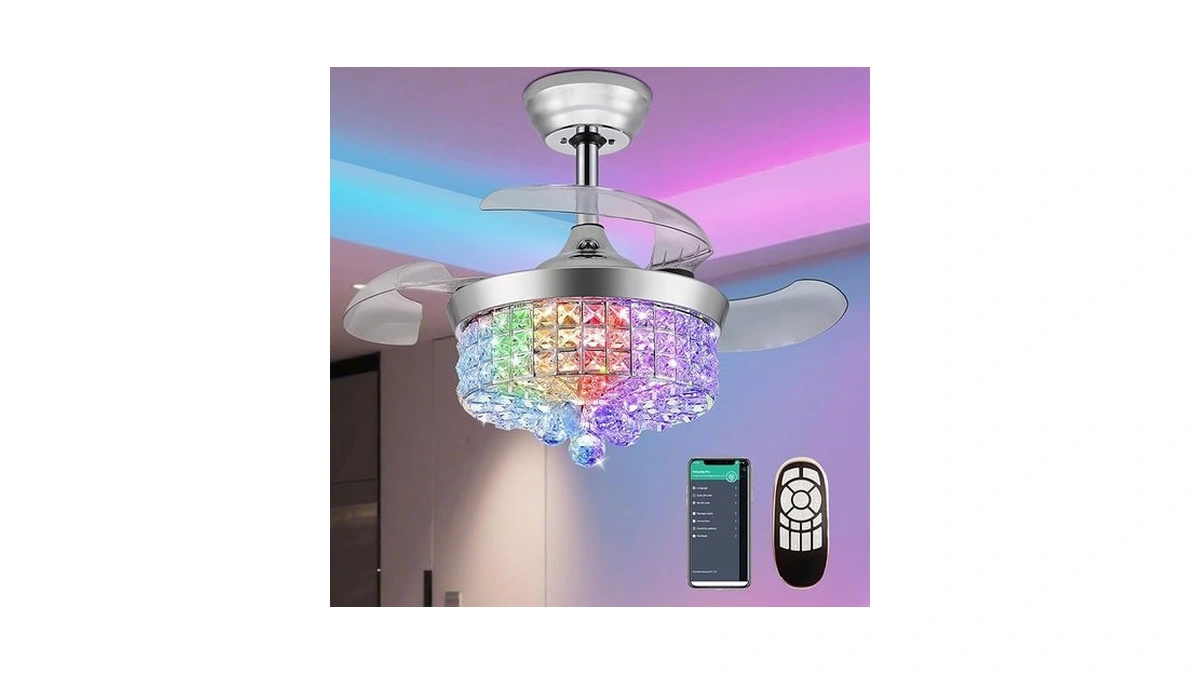 Amazon code: Zynfandor 30 Rgb Ceiling Fan With Light