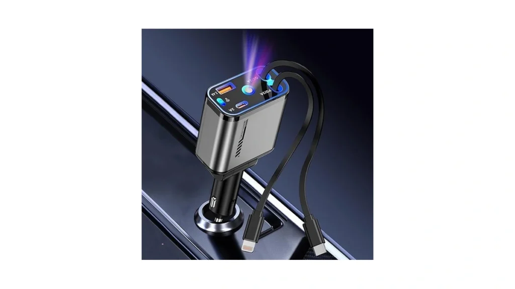 Amazon code: Retractable Car Charger 120w Fast Chargi