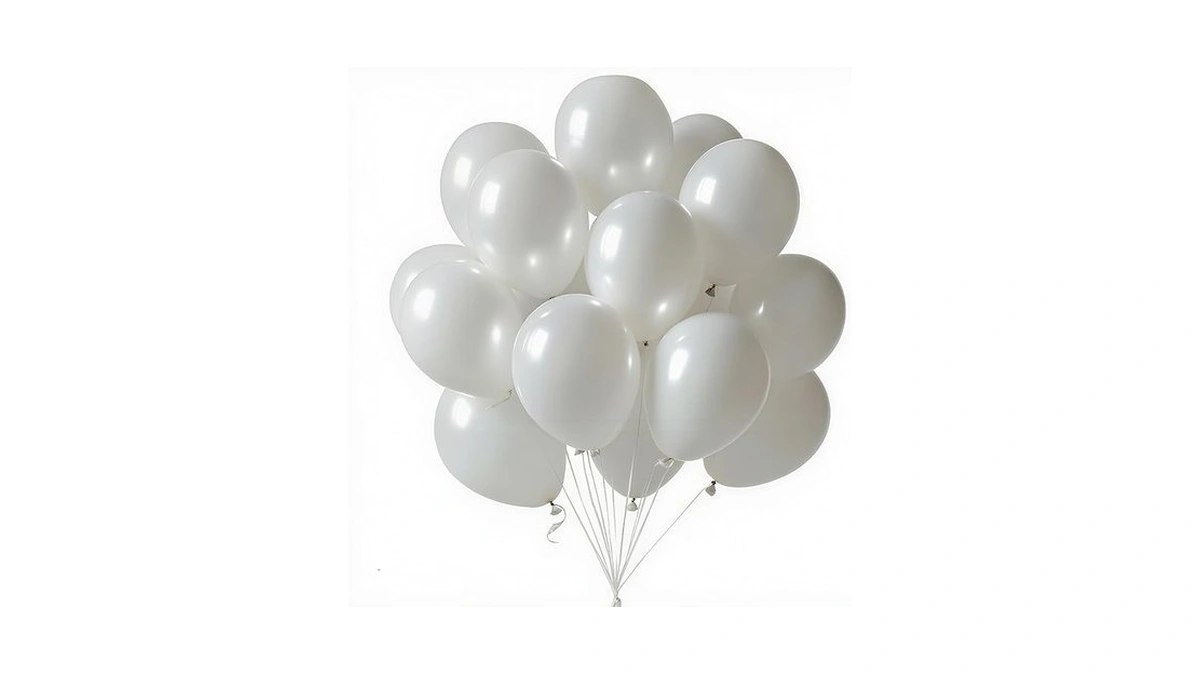 Amazon code: Laorei White Balloons 50 Pcs 12 Inch Mat