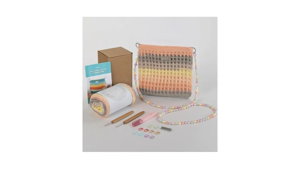 Amazon code: Diy Crochet Bag Kit - Complete Set With