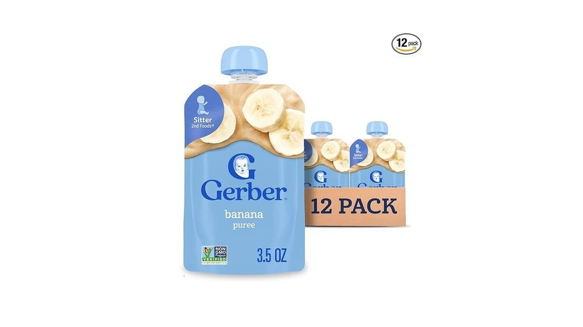 Amazon coupon: Gerber Stage 2 Baby Food Banana Puree Po