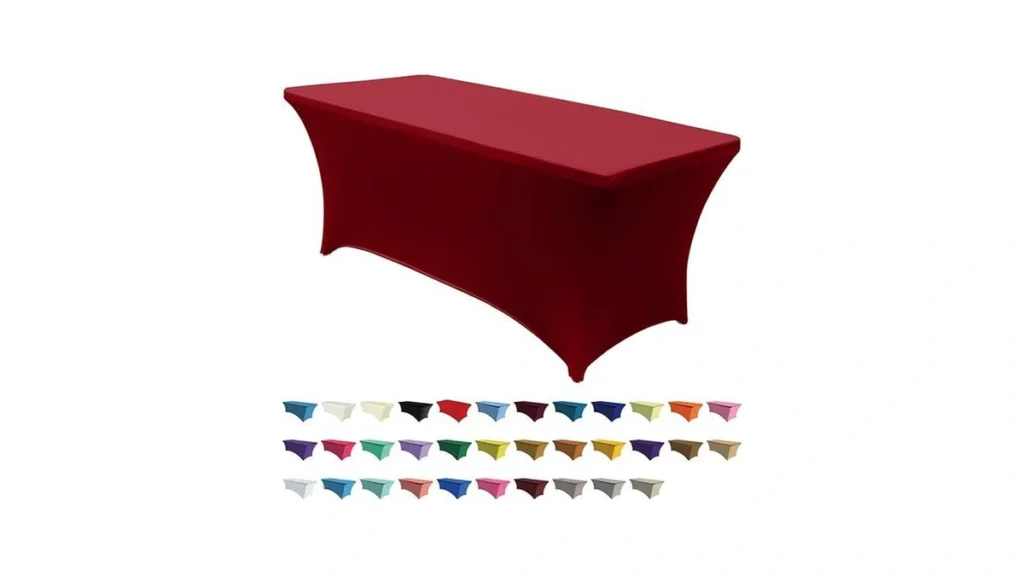 Amazon coupon: Abccanopy 6 Ft Red Spandex Table Cover S