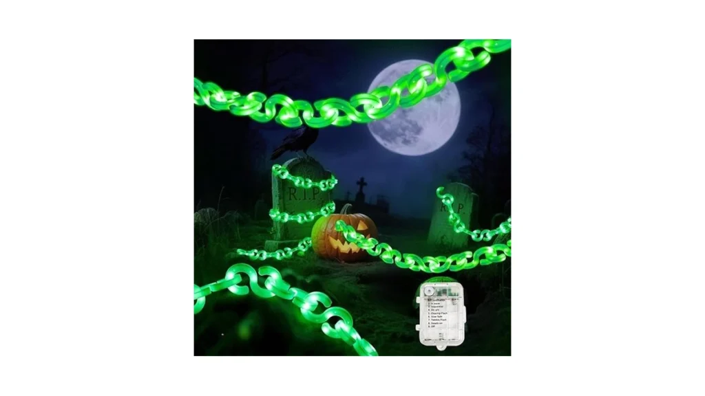 Amazon code: Kenburg Chain Lights Halloween Decoratio