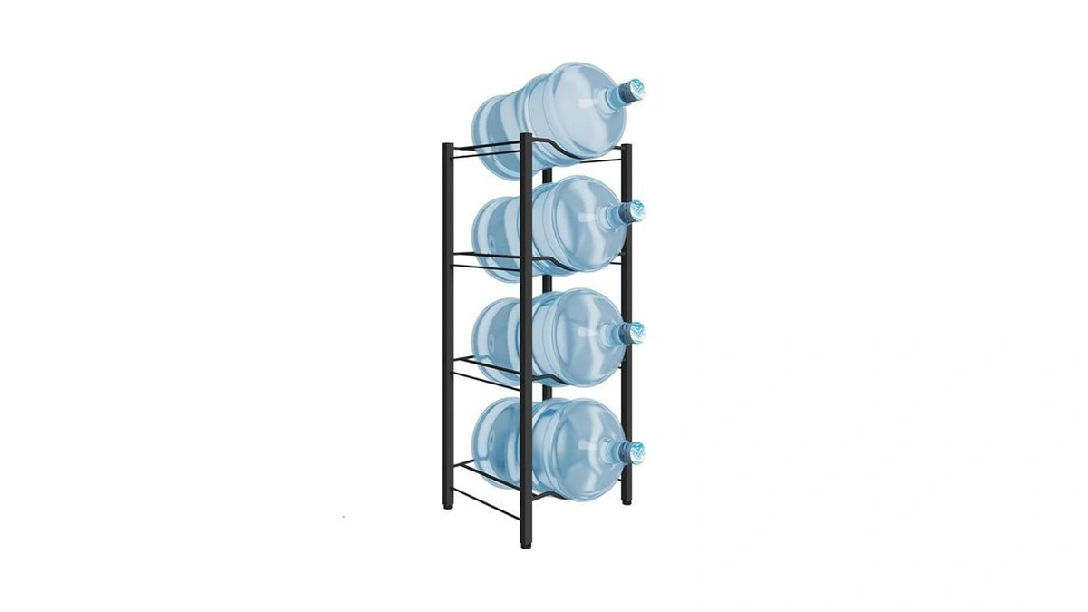 Amazon coupon: Mocomax 5 Gallon Water Jug Rack 4 Tier D