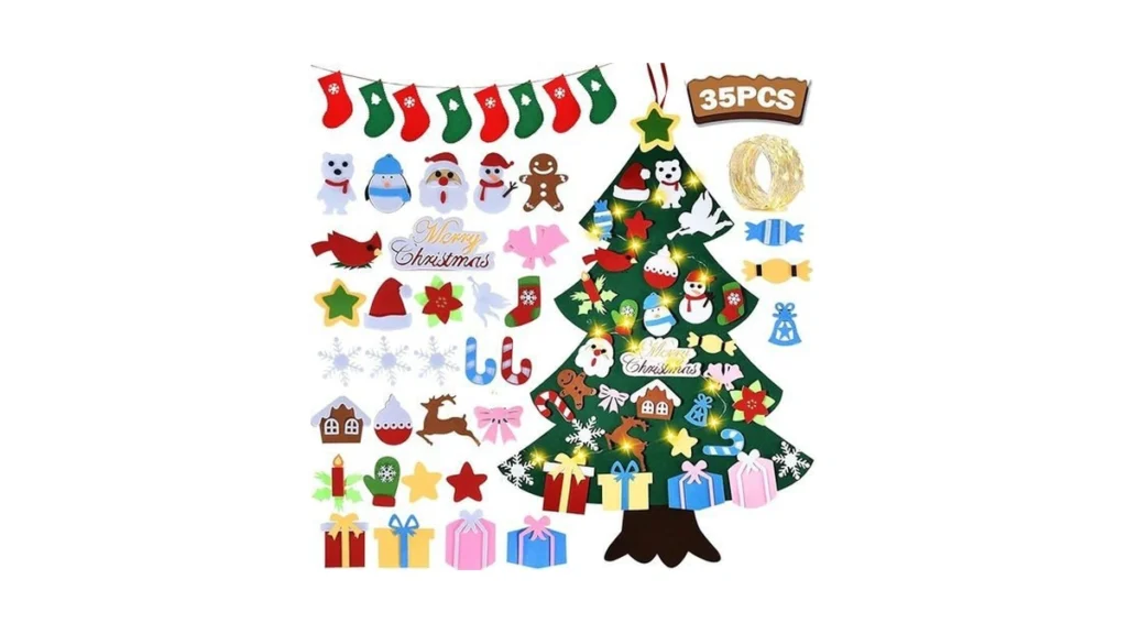 Amazon code: Hmil-u 3 4ft Felt Christmas Tree Set Wit
