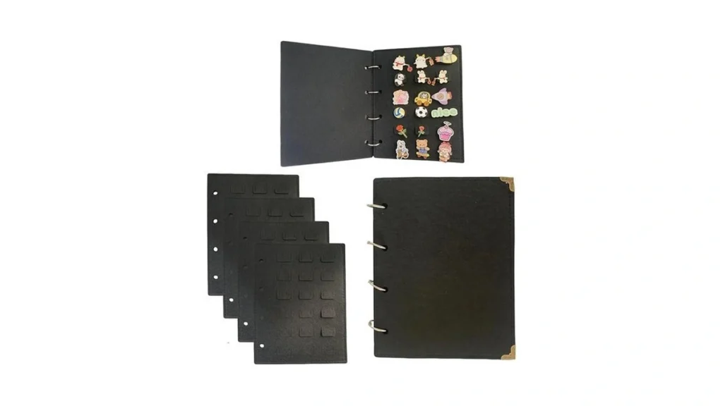 Amazon code: Pin Binder For Collectors Pin Collection